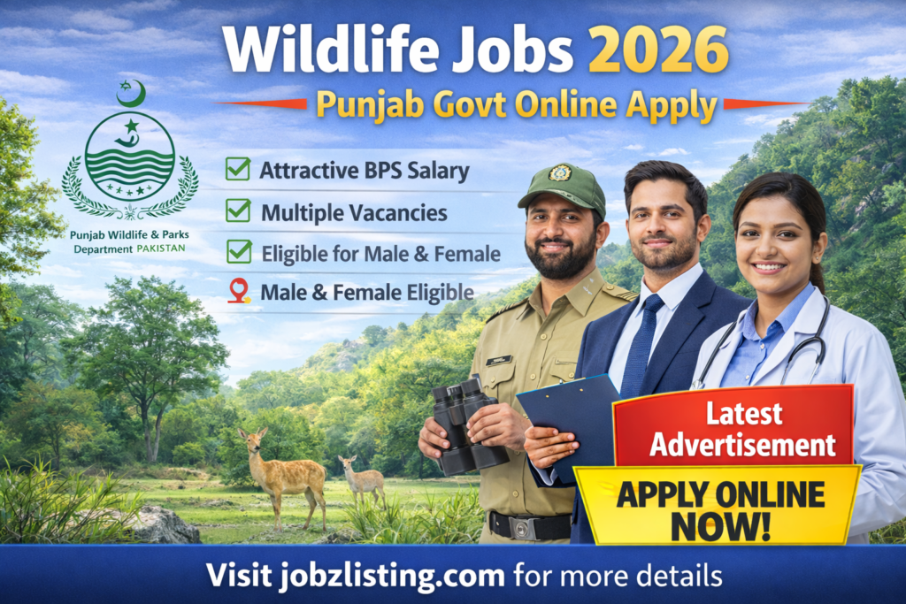 Wildlife Jobs 2026 - Apply Online For Forest Department Advertisement