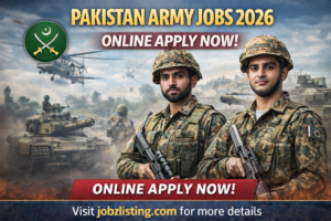 Pakistan Army Jobs 2026 – Join Pak Army As Soldier | Apply Online