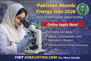 Pakistan Atomic Energy Jobs 2026 | Apply Online For 500+ PAEC Vacancies